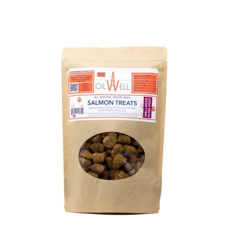 CBD Oil Freeze-Dried Salmon Pet Treats (4oz)