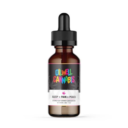 2750mg Sleep + Pain + Peace CBN, CBG, CBD, and CBC Sublingual Oil!