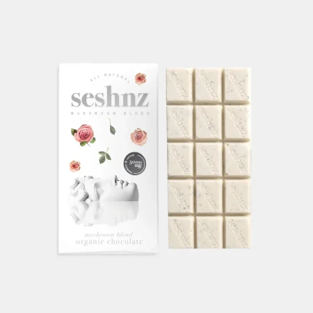 Seshnz Cookies & Cream Mushroom Blend Chocolate Bar
