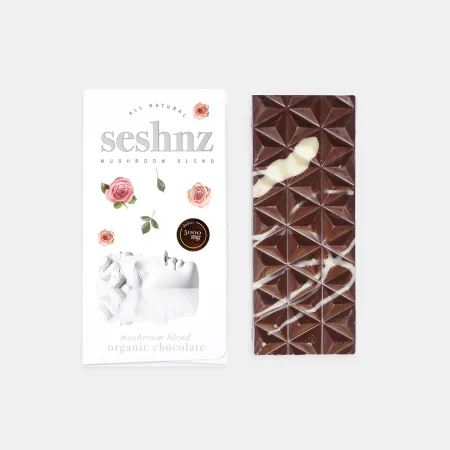 Seshnz Dubai Dark Chocolate Mushroom Blend Bar