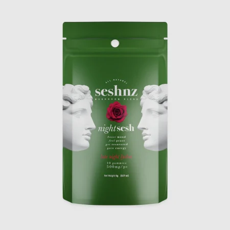 Seshnz Night Sesh Mushroom Blend Gummies (10 Count): Ultimate Evening Relaxation Experience
