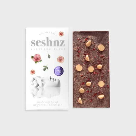 Seshnz Peanut Butter & Jelly Mushroom Blend Chocolate Bar