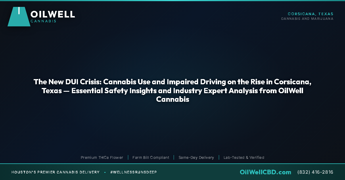 The New DUI Crisis: Cannabis Use and Impaired Driving on the Rise in Corsicana, Texas — Essential Safety Insights and Industry Expert Analysis from OilWell Cannabis - OilWell Cannabis
