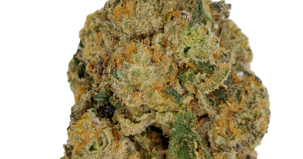 Alien OG exotic THCA flower macro — OilWell Cannabis Houston, same-day delivery