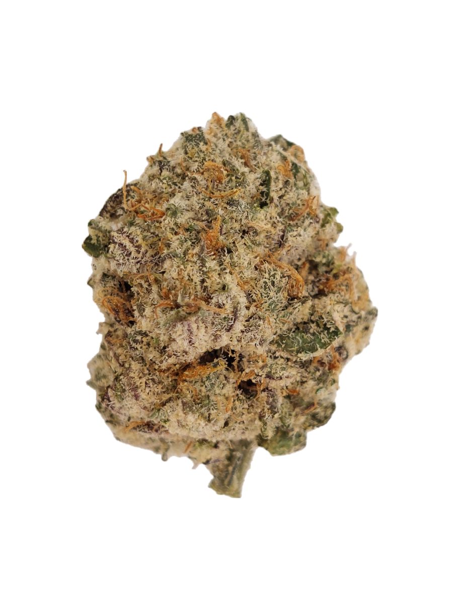 Gas Basket THCa flower Houston same-day delivery, top-shelf indoor lime-green frosted nug with amber pistils